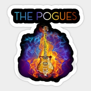 THE POGUES BAND XMAS Sticker